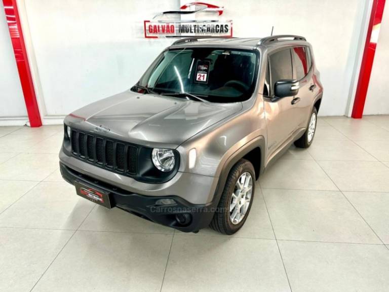 JEEP - RENEGADE - 2021/2021 - Prata - Sob Consulta
